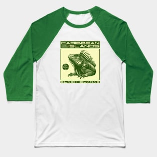 The iguanas of Isla Mujeres, Mexico Baseball T-Shirt